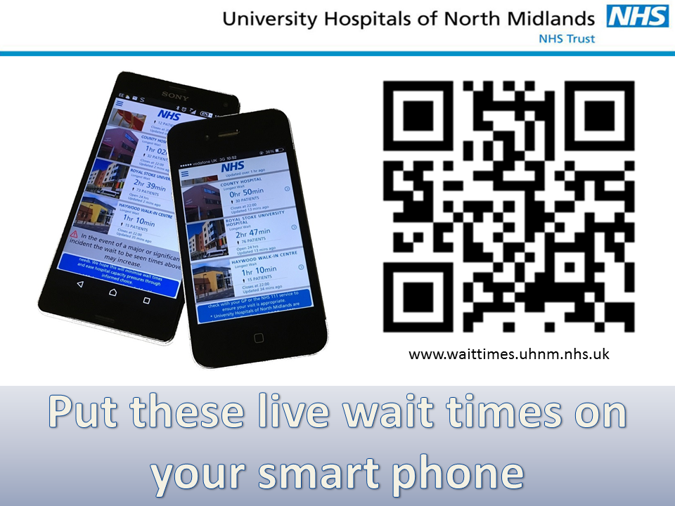 Phone app for live/real time emergency care waiting times featured image