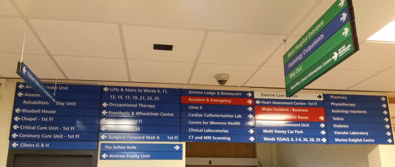 Improving wayfinding at Aintree NHS Hospital featured image