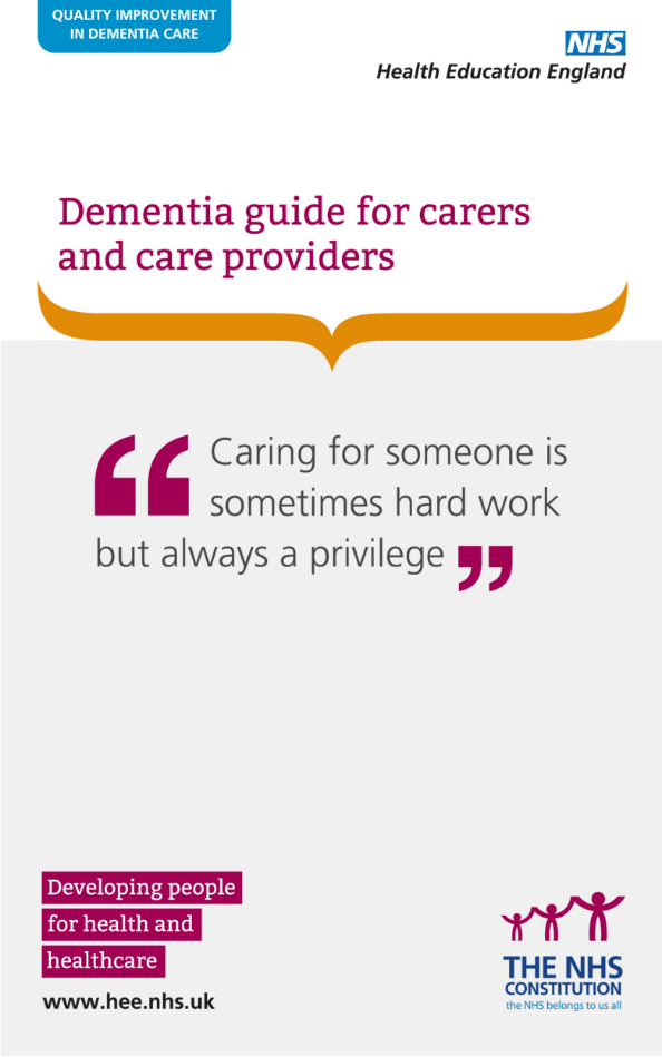Dementia Guide for Carers and Care Providers featured image