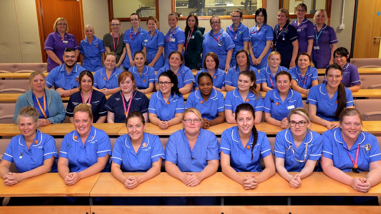 Acorn badges presented as a welcome to new nurses in preceptorship at Sherwood Forest Hospitals featured image