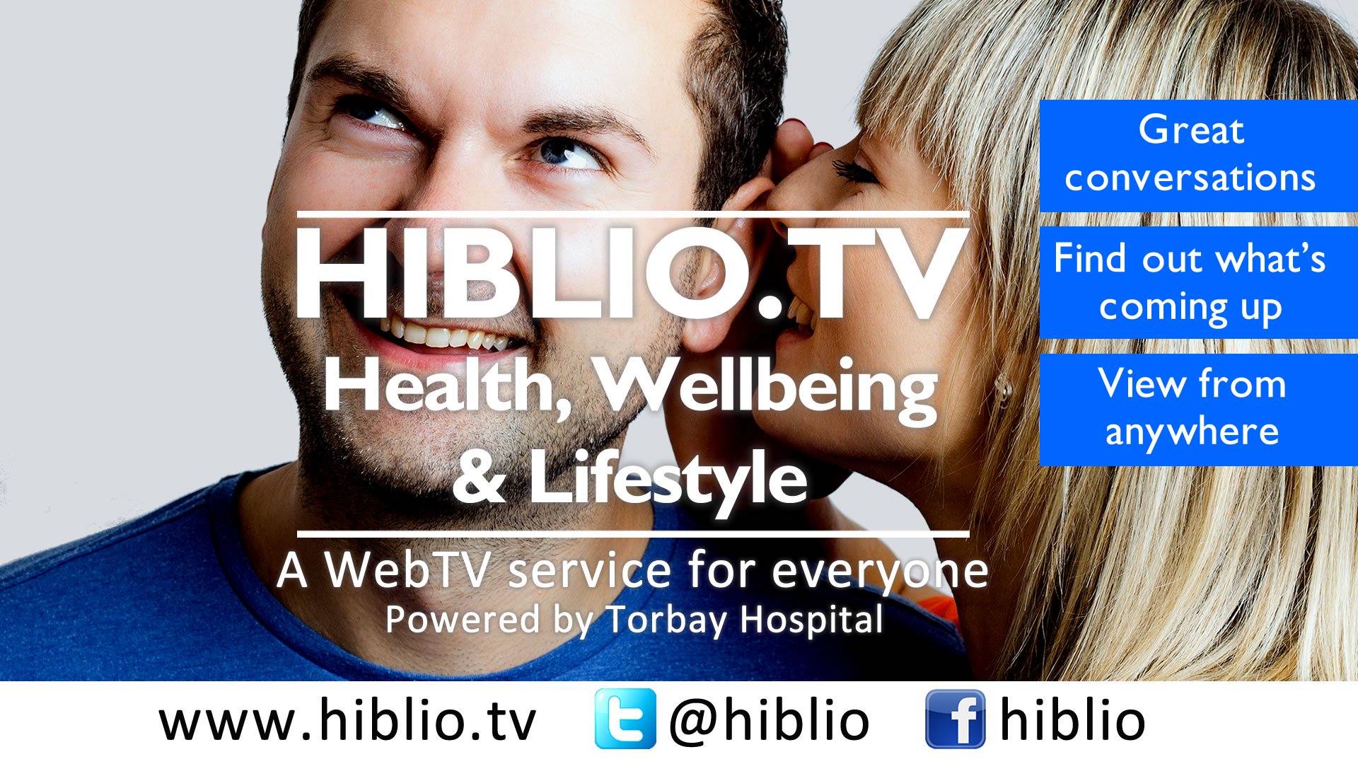Hiblio.TV - Health, wellbeing, lifestyle. One channel, great conversations. featured image
