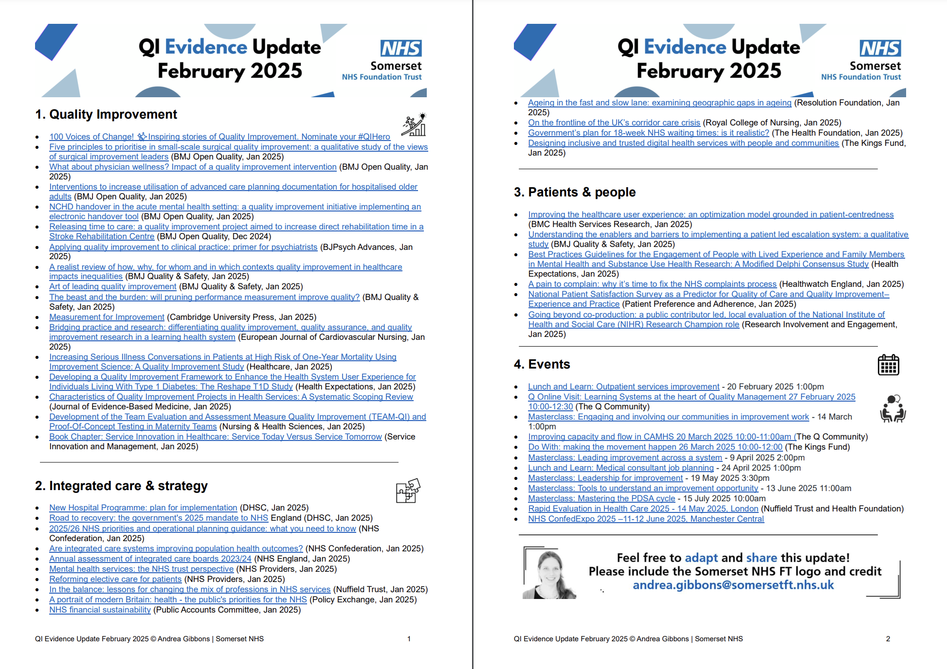 QI Evidence updates - get 2025 off to a great start featured image