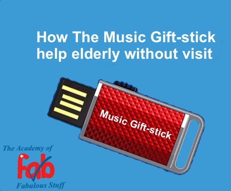 How The Music Gift-stick help the elderly without visit  - adapting to #COVID-19 isolation featured image