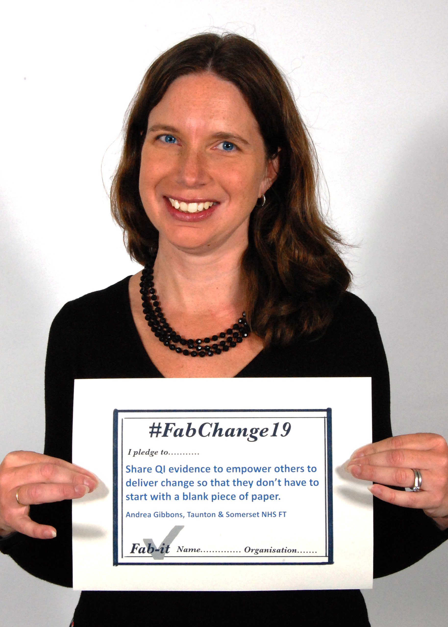 #FabChange19 Pledge To share QI evidence to empower others to deliver change featured image