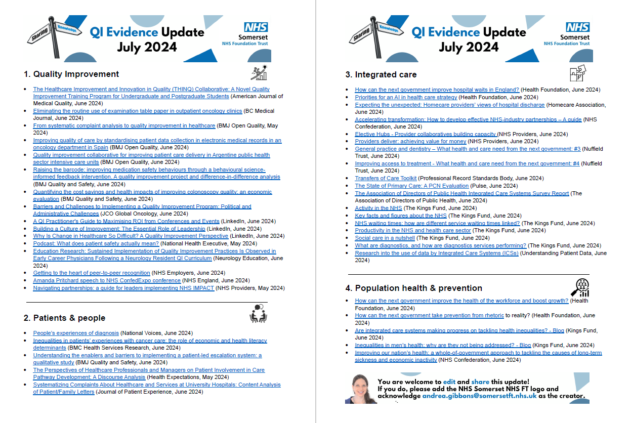 QI Evidence updates - restyled for you for 2024 featured image