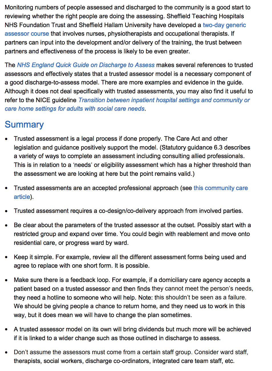 Rapid Improvement Guide To Trusted Assessors Fab NHS Stuff rapid-improvement-guide-to-trusted-assessors-fab-nhs-stuff