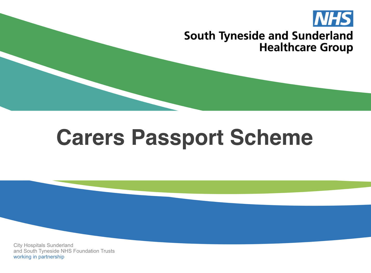 South Tyneside and Sunderland Health Care Group - Carer Passport Initiative featured image