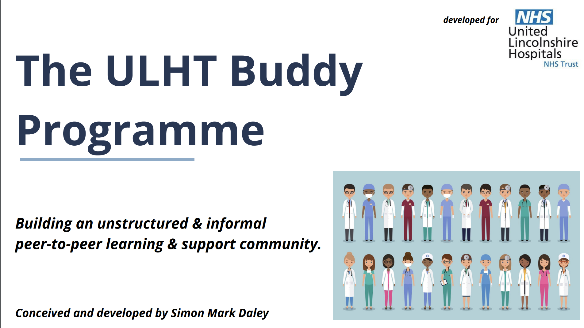 ULHT Buddy Programme; Building an unstructured & informal  peer-to-peer learning & support community. featured image