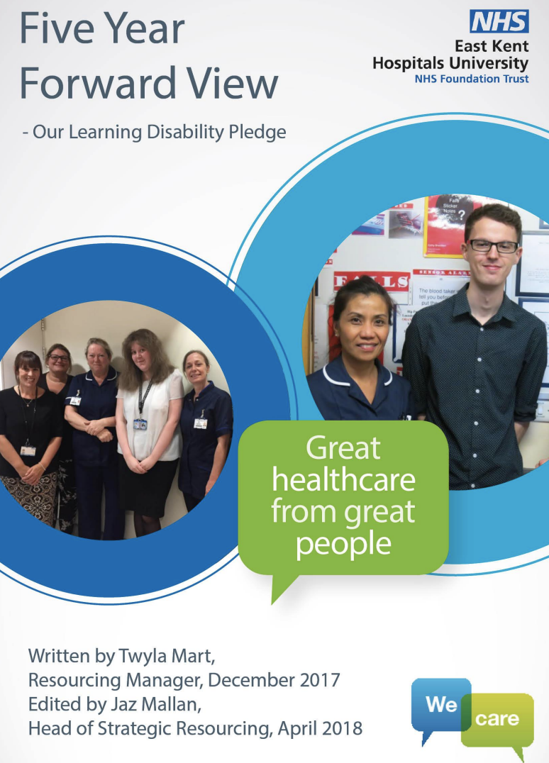 Five Year Forward View: Our Learning Disability Pledge: Employing people with a Learning Disabilities Report Dec 2018 (East Kent Hospitals University NHS Foundation Trust) featured image