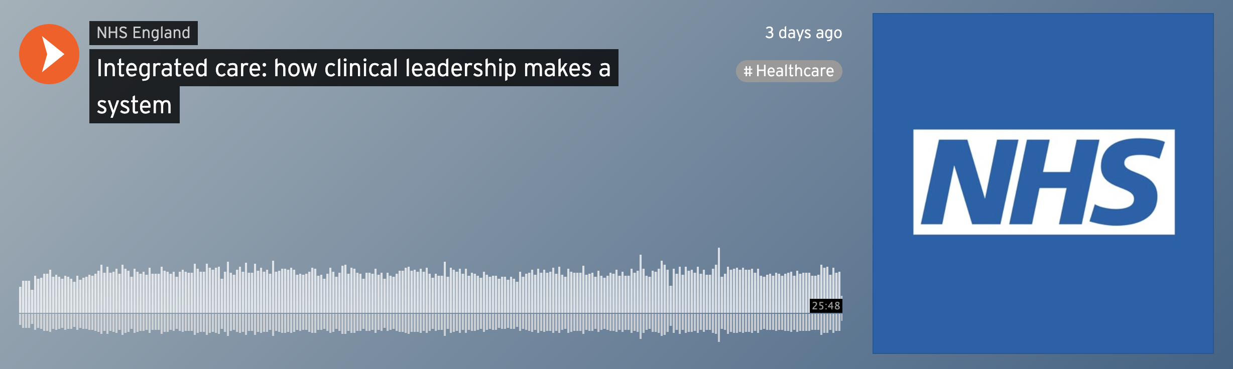 Clinical leadership is key to serving the needs of local populations and in turn making integrated care a reality - podcast featured image