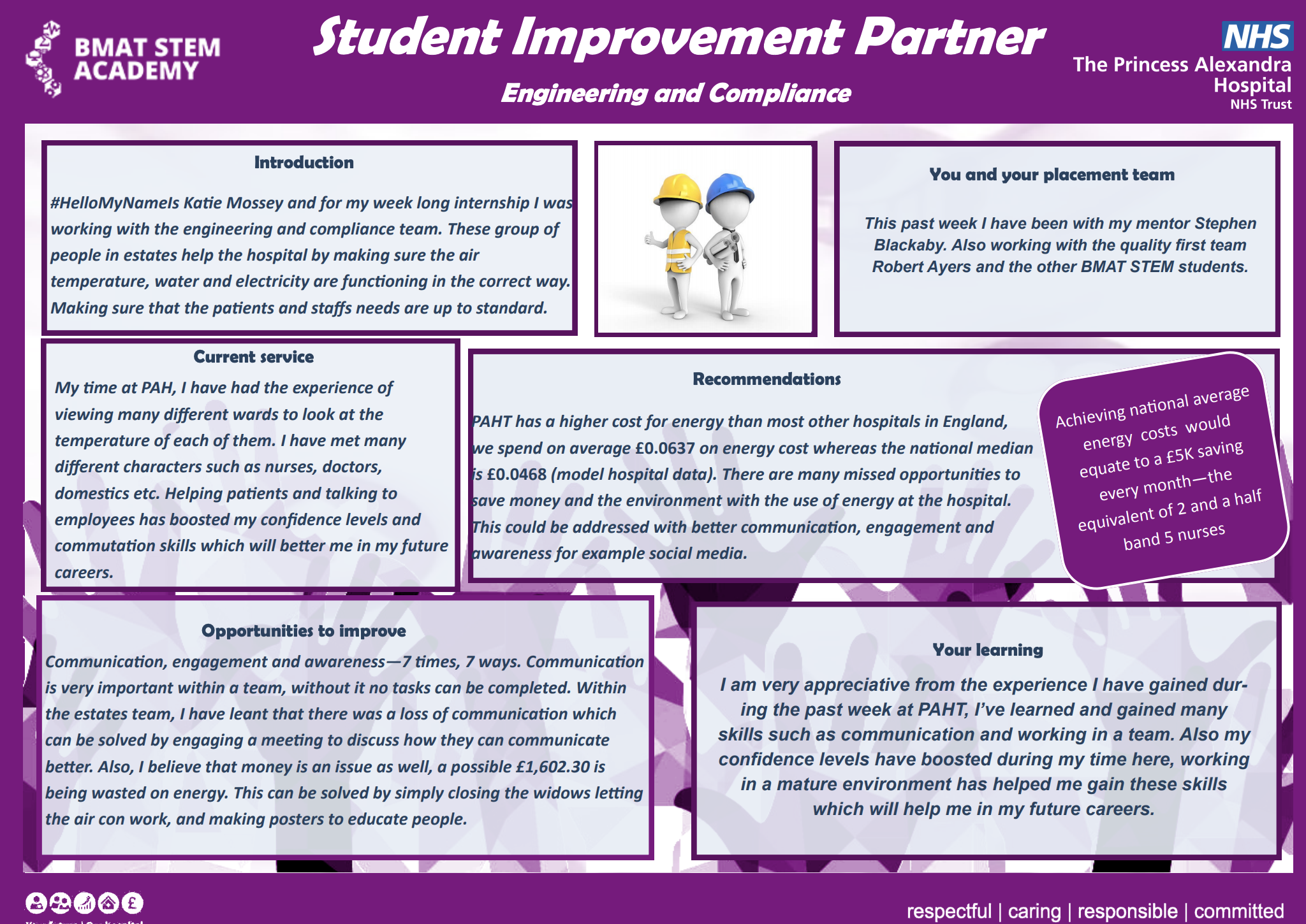 Student Improvement Partner - Engineering and Compliance - Katie Mossey - @QualityFirstPAH featured image