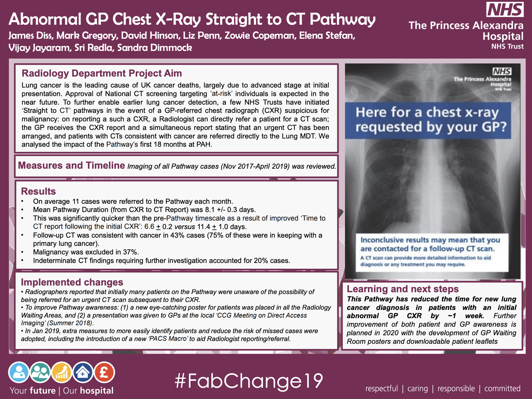 PAHT - Abnormal GP Chest X-Ray straight to CT Pathway - @QualityFirstPAH featured image