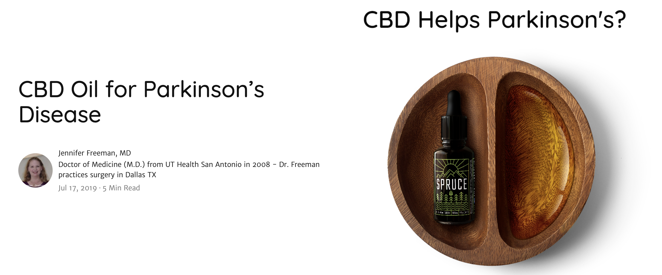 Parkinson's Disease  and Cannabidiol - the US and UK Perspective featured image