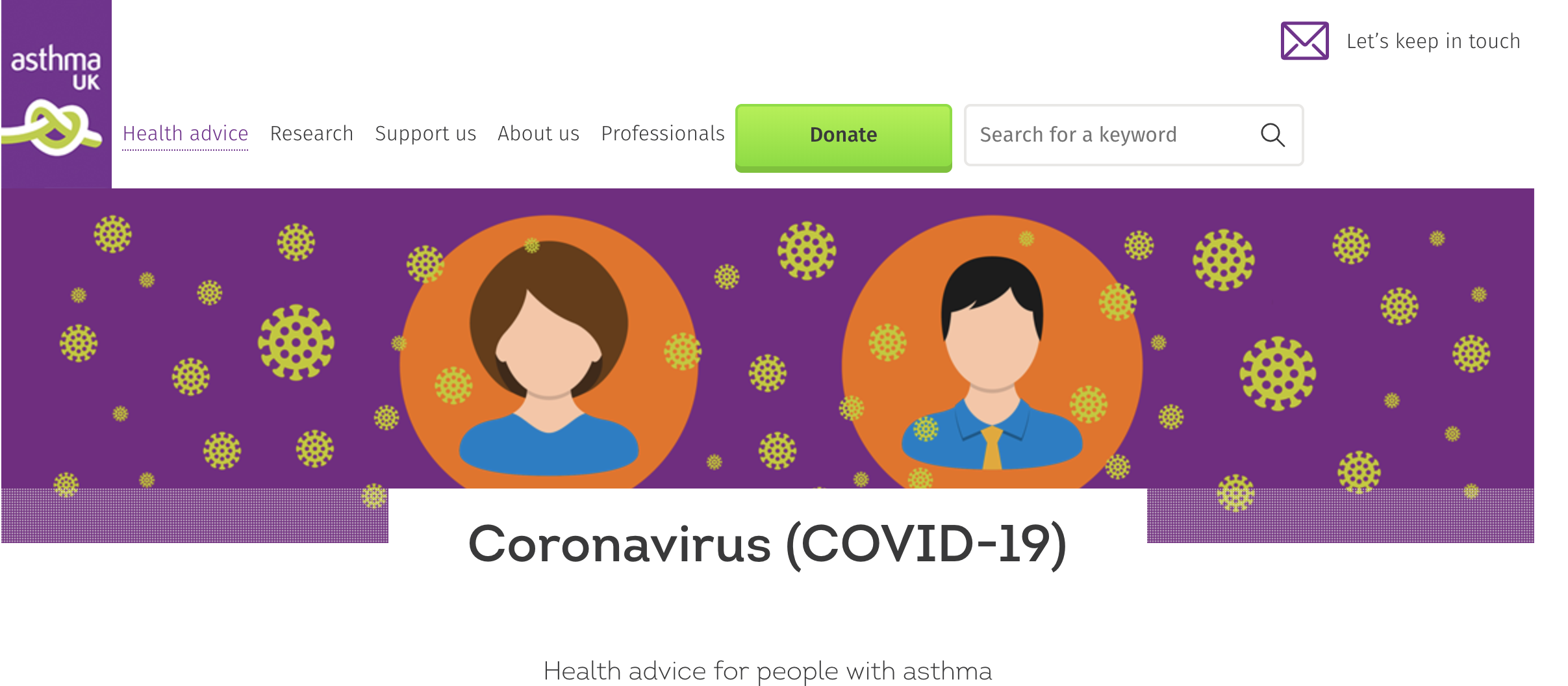 Asthma Advice #COVID-19 featured image