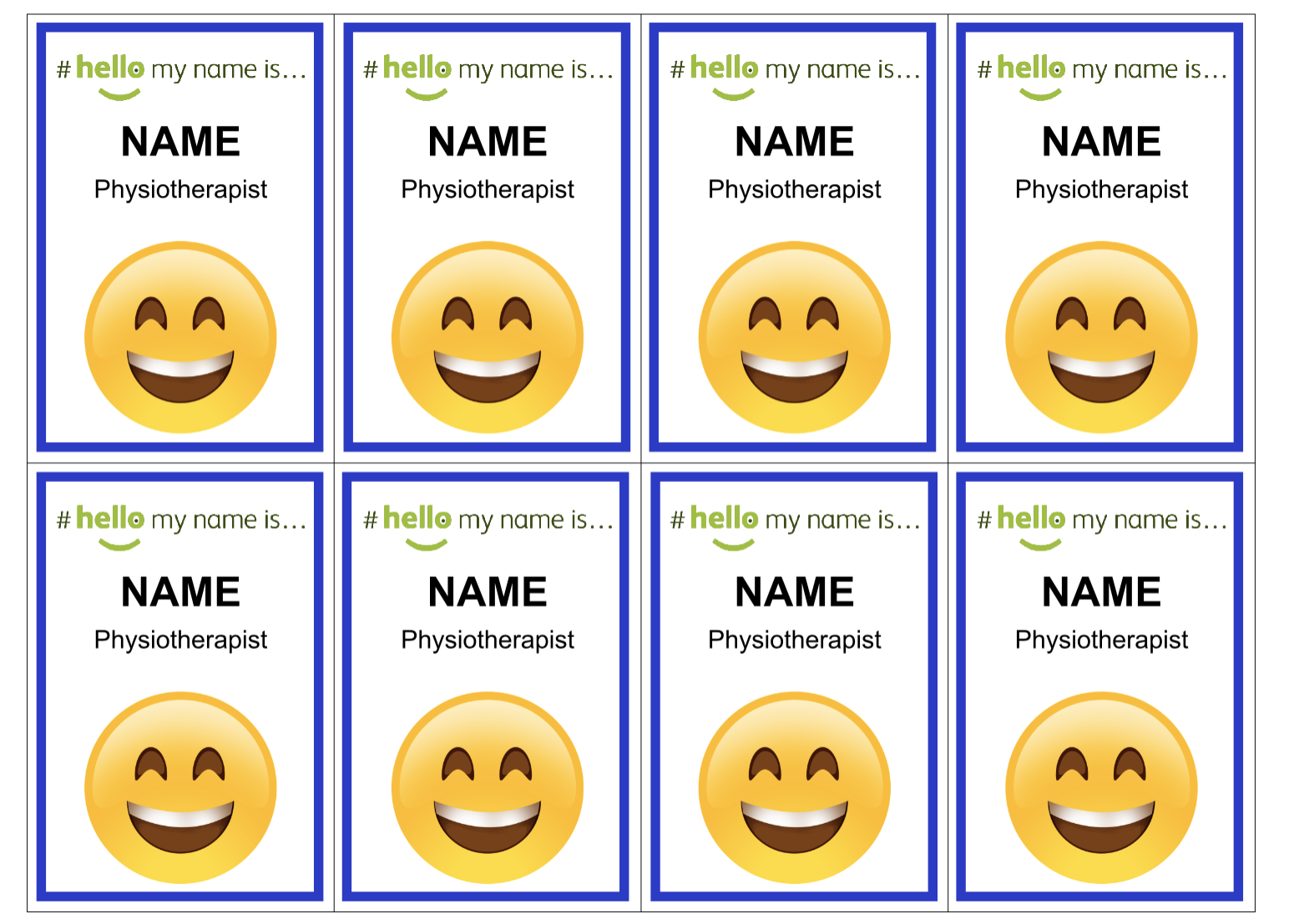 Hellomynameis stickers for those staff wearing PPE featured image