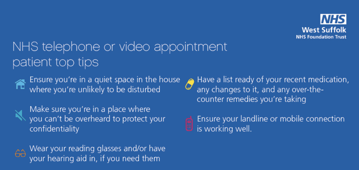 Virtual Appointments - a handy guide for patients featured image