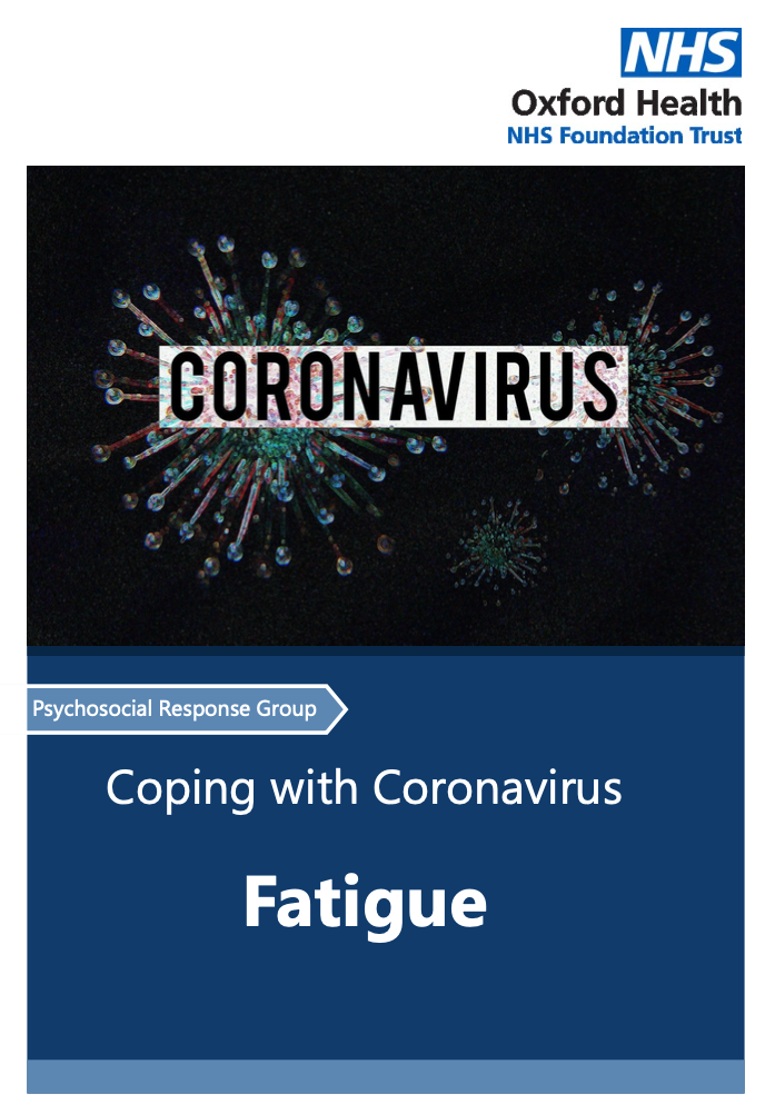 Coping with Coronavirus - Fatigue featured image