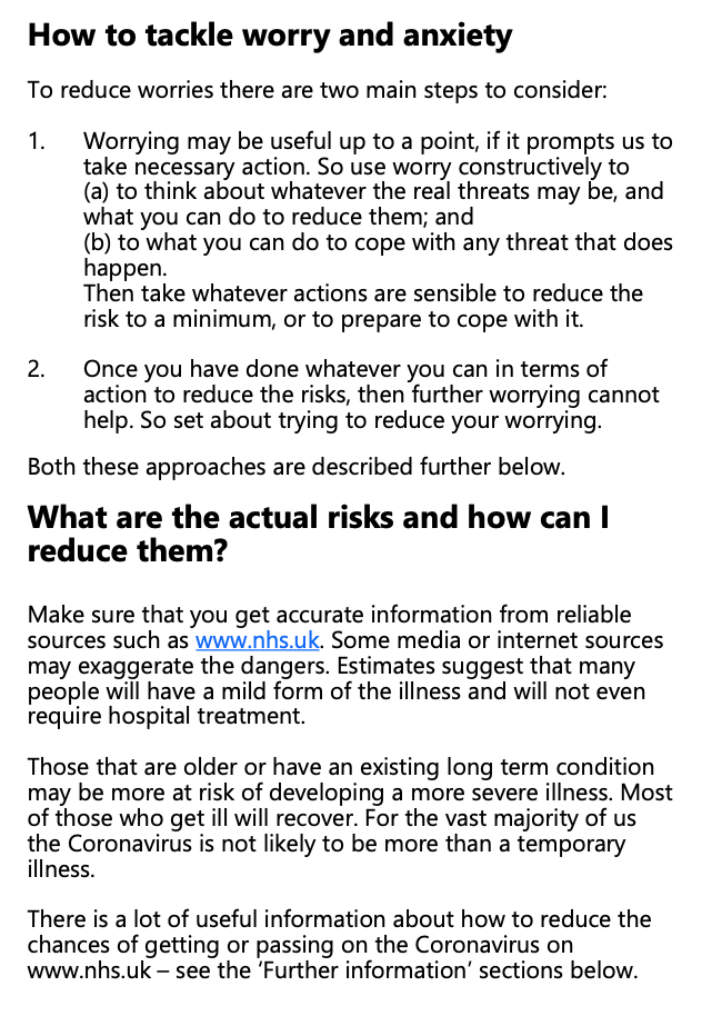 Coping with the Coronavirus - Worry and Uncertainty featured image