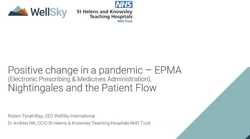 Positive change in a pandemic ePrescribing EPMA and Nightingales and the patient flow featured image