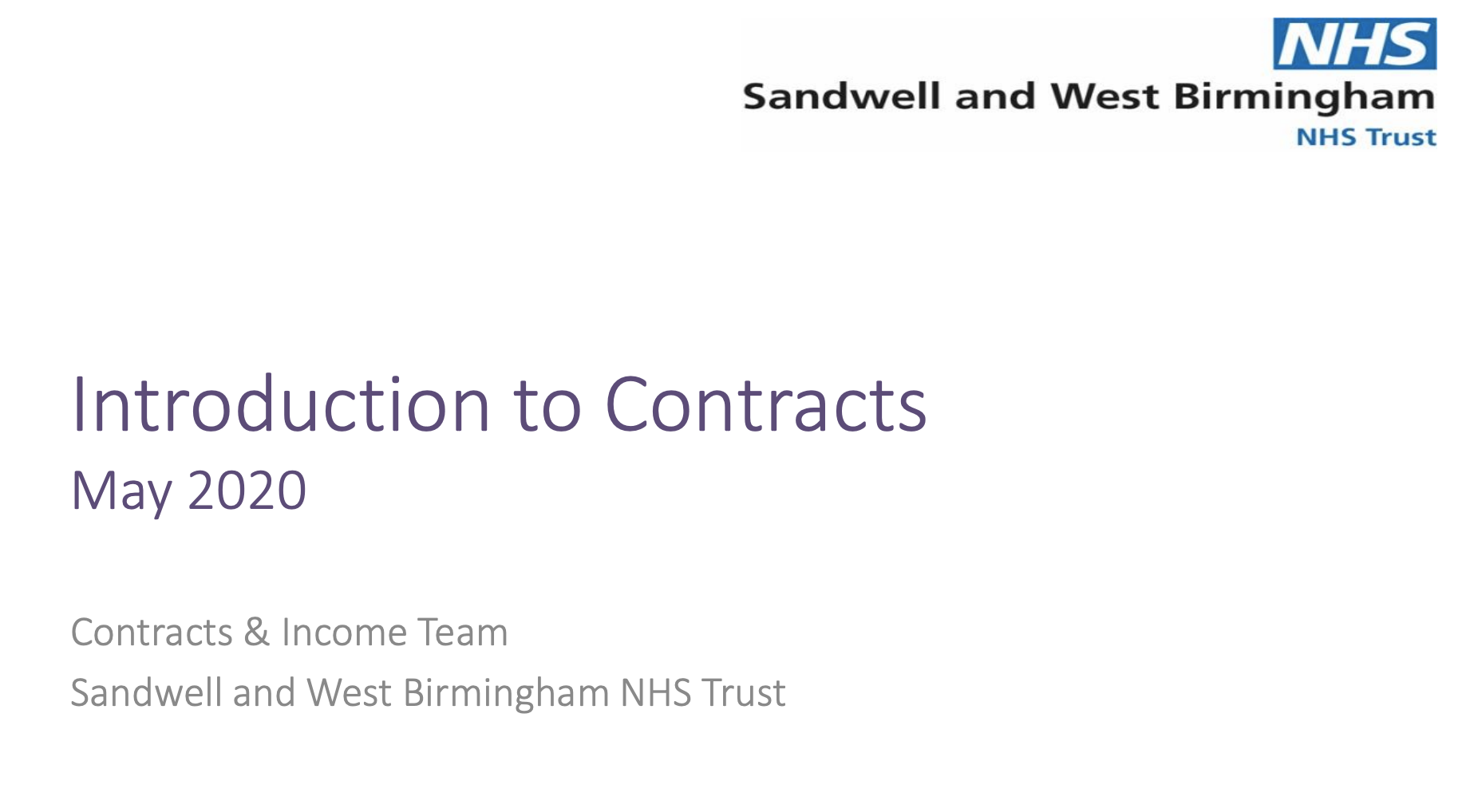An Introduction to the world of NHS Contracts and Commissioning featured image