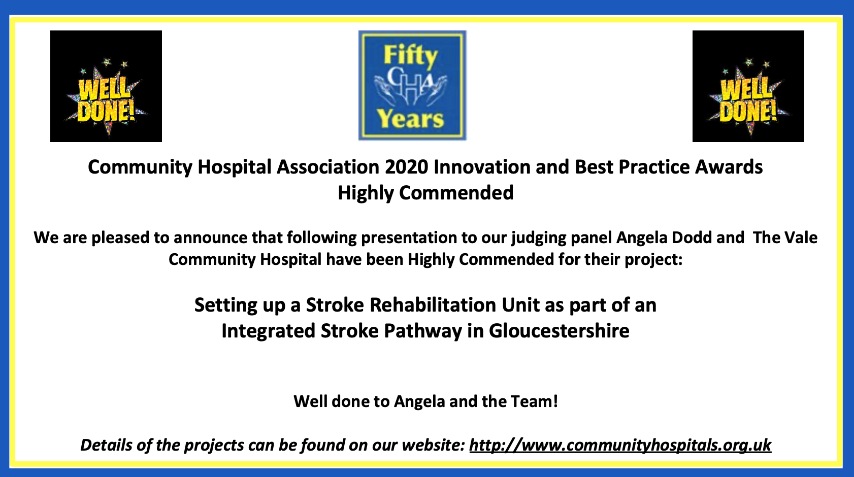 Setting up a Stroke Rehabilitation Unit as part of an Integrated Stroke Pathway in Gloucestershire. featured image