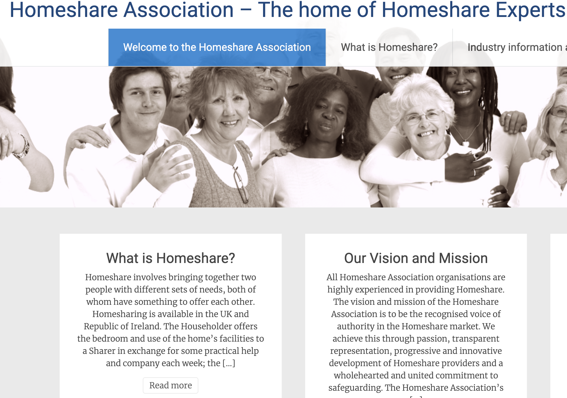 Report reveals older people with poor mobility or dementia most likely to use homeshare arrangements featured image