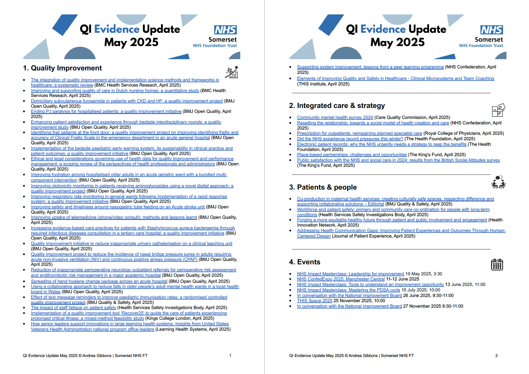 QI Evidence updates - get 2025 off to a great start featured image