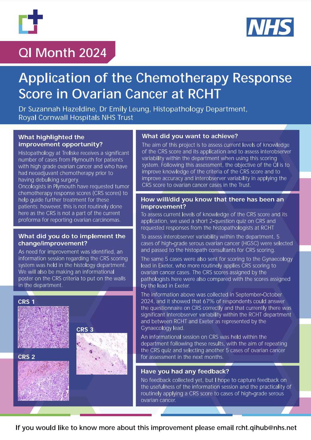 Rcht Values RCHT QI Application of the Chemotherapy Response Score in Ovarian ...