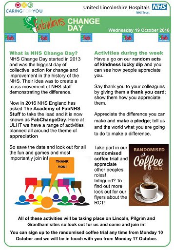 United Lincolnshire Hospitals - Gearing up for Fab Change Day featured image