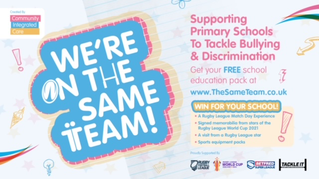 Rugby League and Charity Tackles Discrimination In Schools featured image