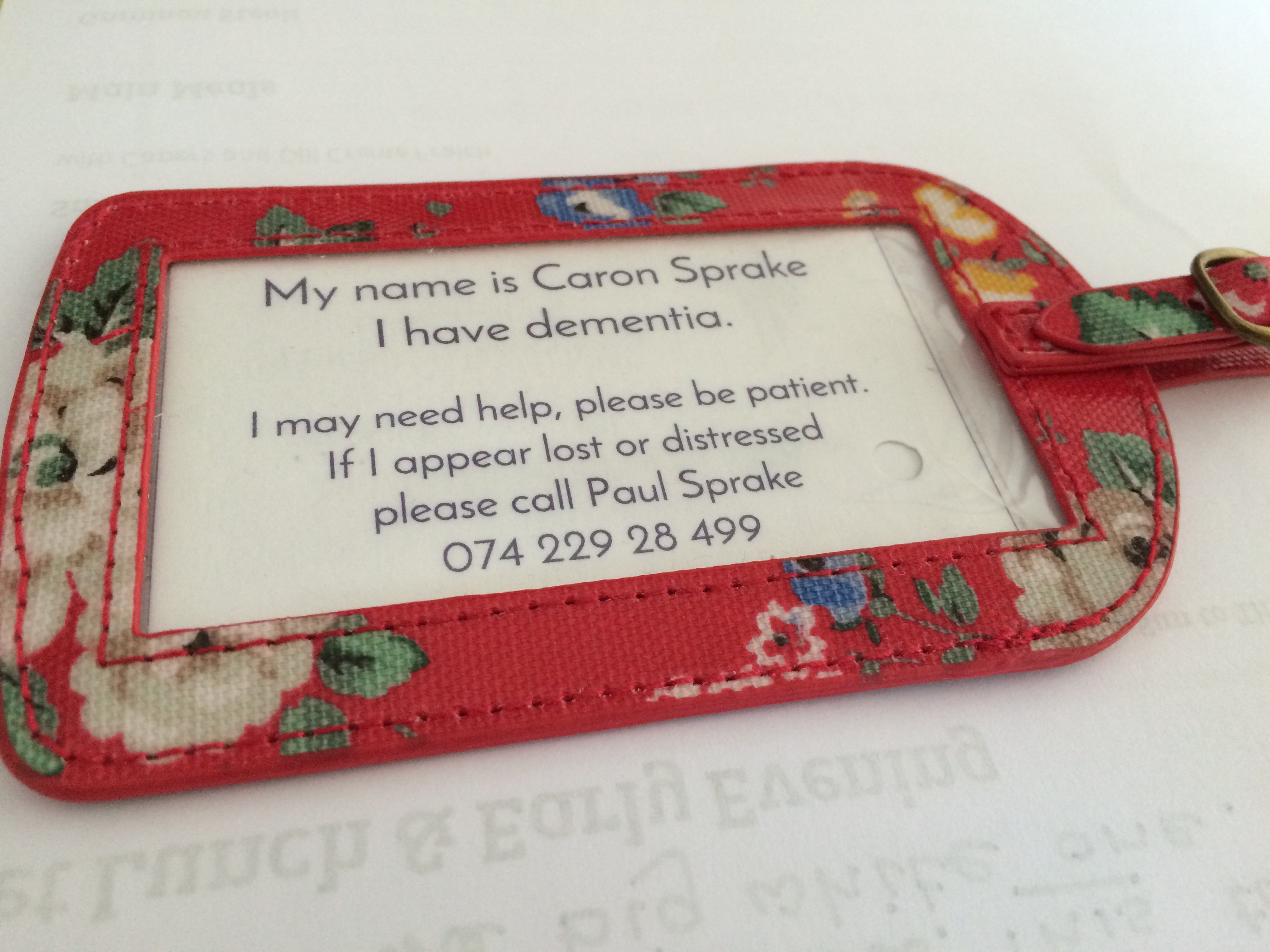 Dementia assistance card featured image