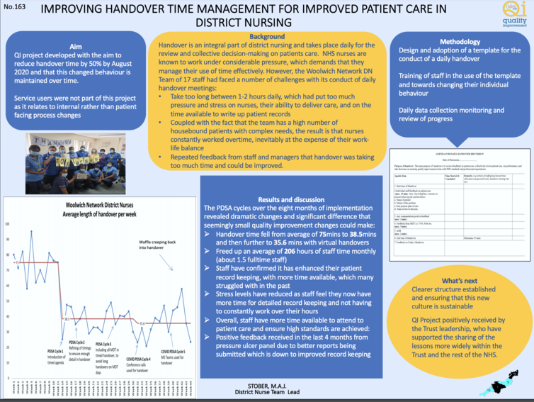 Improving handover time management for improved patient care in ...